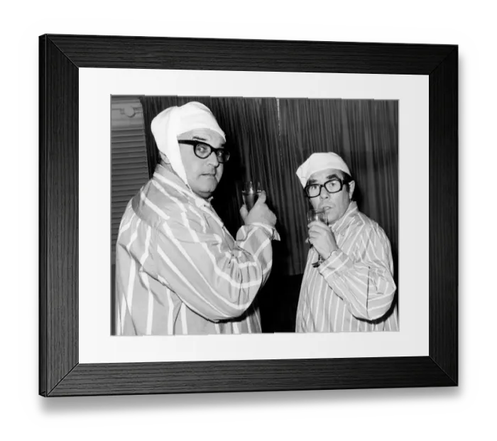 Framed Print : And its goodnight from hima The Two Ronnies Framed Print : And its goodnight from hima The Two Ronnies