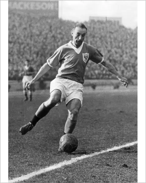 Stanley Matthews playing for Blackpool in 1958
