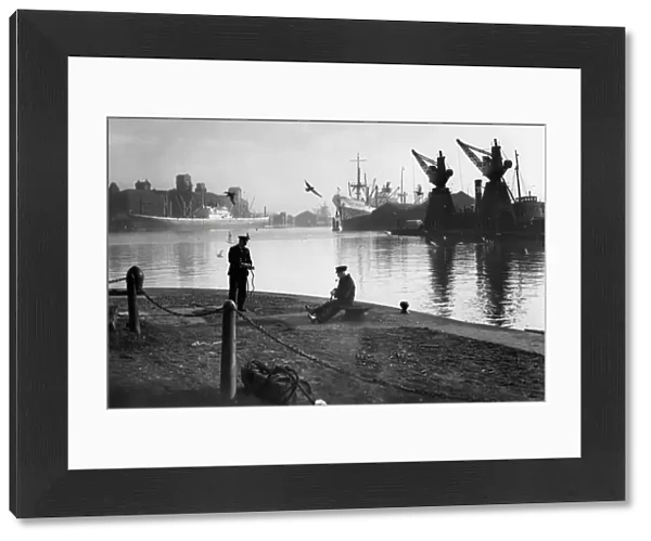 Albert Dock Liverpool 1953