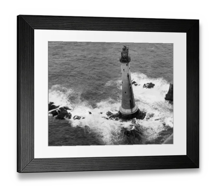 Framed Print : Eddystone Lighthouse 1960
