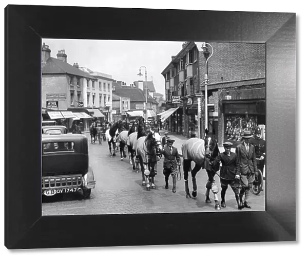 Racehorses at Epsom 1936