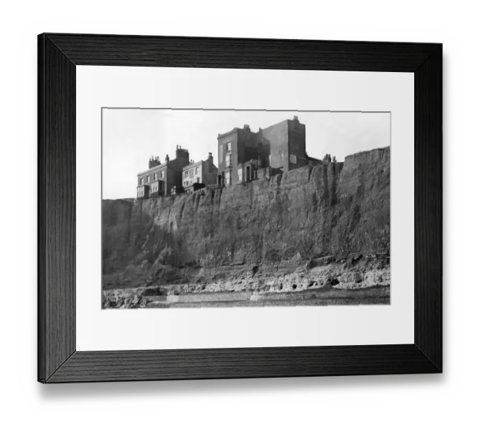 Framed Print : Houses at Black Rock in Brighton 1925 Framed Print : Houses at Black Rock in Brighton 1925