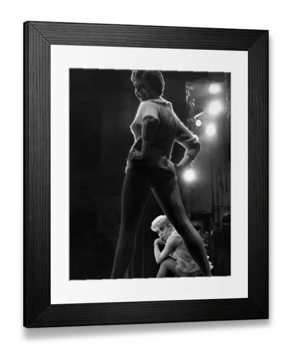 Framed Print : Barbara Windsor in Fings Ain t What They Used To Be in the Garrick Theatre
