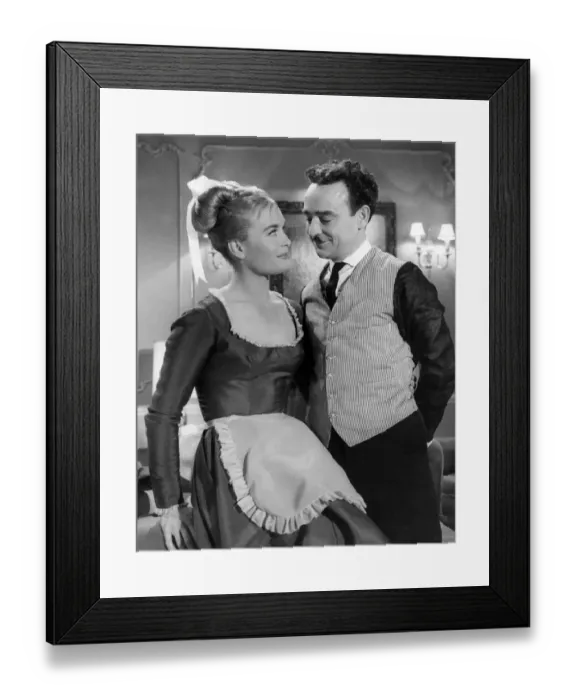 Framed Print : Kenneth Connor and Shirley Eaton in the film Dentist on the Job Framed Print : Kenneth Connor and Shirley Eaton in the film Dentist on the Job