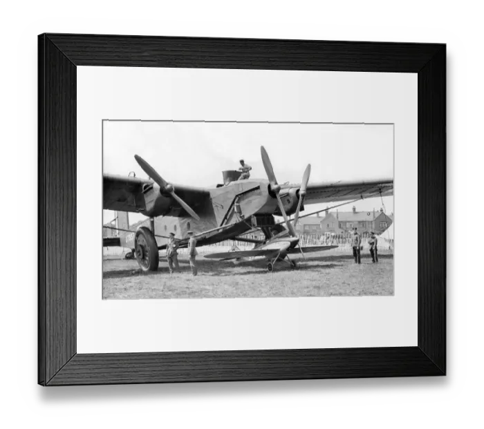 Framed Print : TheBeardmore Inflexible, also known as theRohrbach Ro VI, 1928