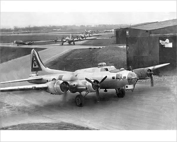 B-17 Flying Fortresses of the 303rd Bomber Group 1945