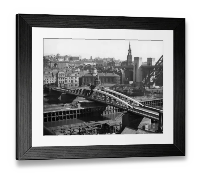 Framed Print : The swing bridge over the River Tyne Newcastle upon Tyne, Northumberland, UK Framed Print : The swing bridge over the River Tyne Newcastle upon Tyne, Northumberland, UK