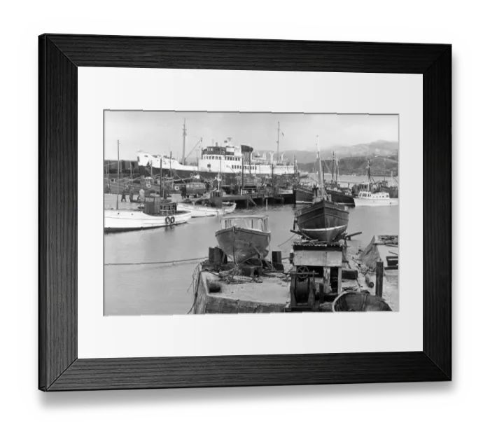 Framed Print : Mallaig Harbour 1961