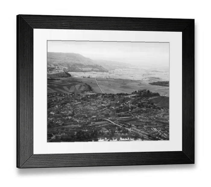 Framed Print : Aerial view of Stirling 1952