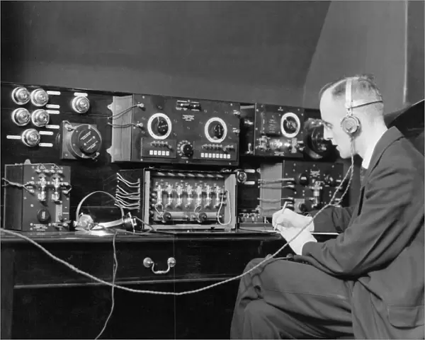 Wireless Operator at Marconi House London 1921