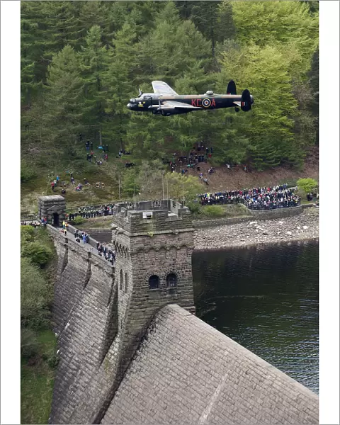 Lancaster Bomber over Derwent Water