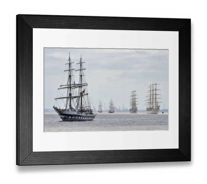 Framed Print : Tall Ships on the river Mersey Framed Print : Tall Ships on the river Mersey