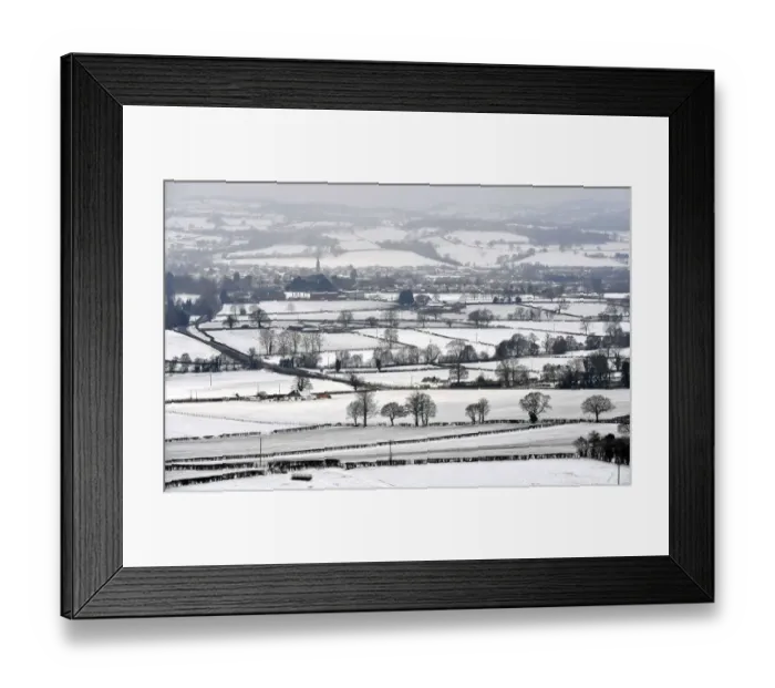 Framed Print : Snowy valley Framed Print : Snowy valley