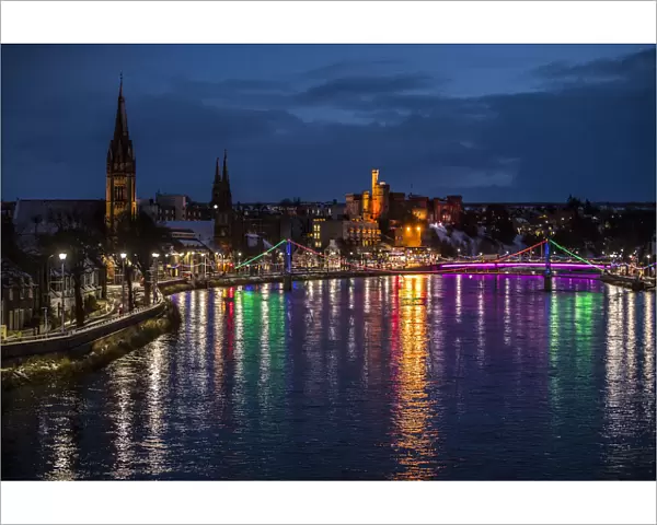 The lights of Inverness