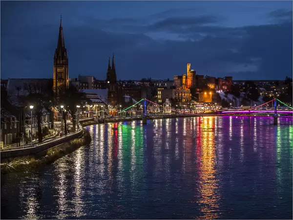 The lights of Inverness