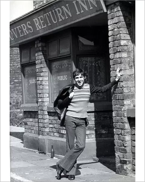 Davy Jones outside the Rovers Return