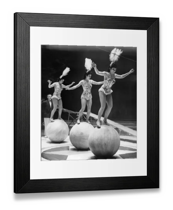 Framed Print : Circus performers Framed Print : Circus performers