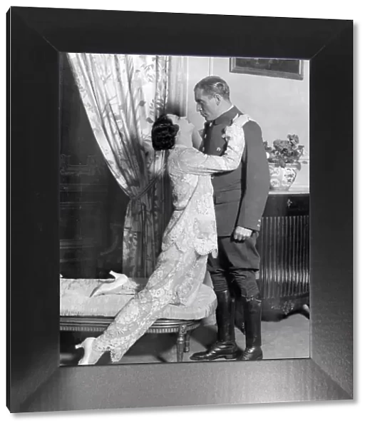 Melodrama. Actress Jeanne de Casalis and actor Paul Cavanagh in Potiphars