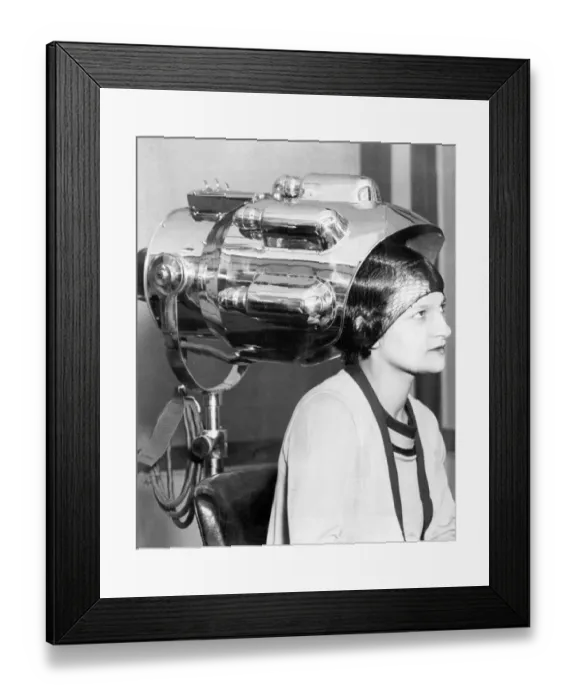 Framed Print : At the Hairdressers Framed Print : At the Hairdressers