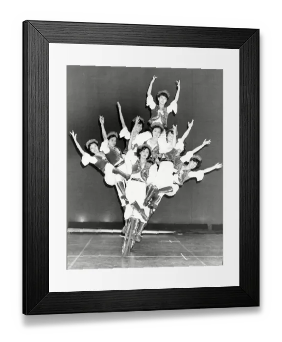Framed Print : Chinese Acrobats Framed Print : Chinese Acrobats