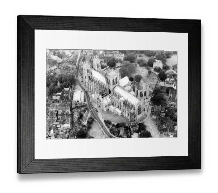 Framed Print : York Minster from the air Framed Print : York Minster from the air