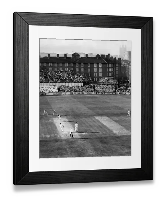 Framed Print : England v Australia 4th Test Match at The Oval 1975 Framed Print : England v Australia 4th Test Match at The Oval 1975