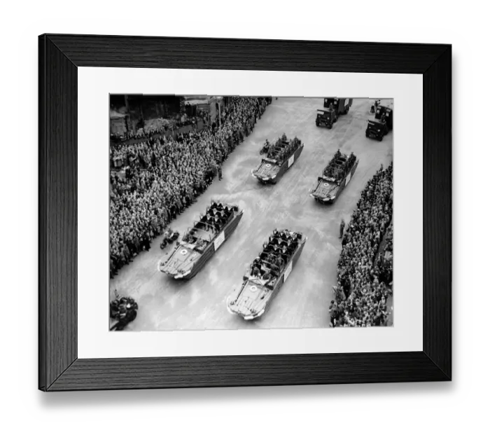 Framed Print : World War II Victory Day parade June 1946 Framed Print : World War II Victory Day parade June 1946