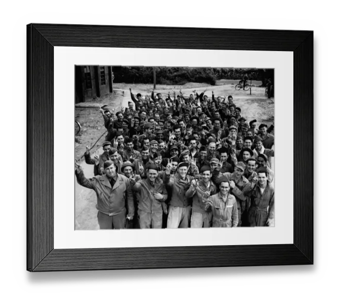 Framed Print : GIs in England Framed Print : GIs in England