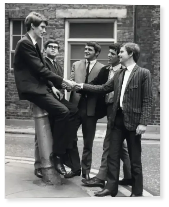 Print : Elton John with his early group Bluesology Print : Elton John with his early group Bluesology