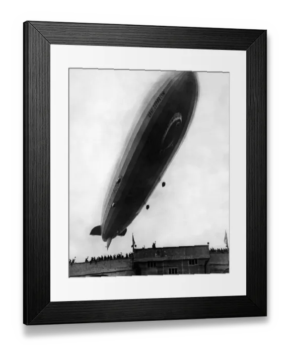Framed Print : Graf Zeppelin flying over Wembley Stadium during the FA Cup final, 1937 Framed Print : Graf Zeppelin flying over Wembley Stadium during the FA Cup final, 1937