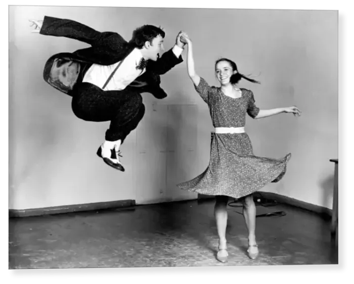 Print : Jiving. Dancers and Dancing Swing Dancing Jiving Print : Jiving. Dancers and Dancing Swing Dancing Jiving