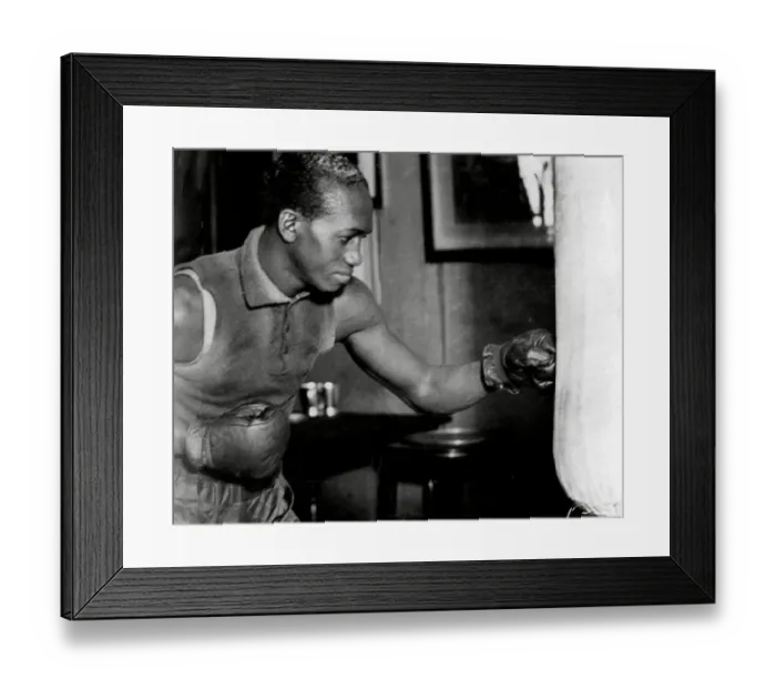 Framed Print : Boxer Panama Al Brown Framed Print : Boxer Panama Al Brown