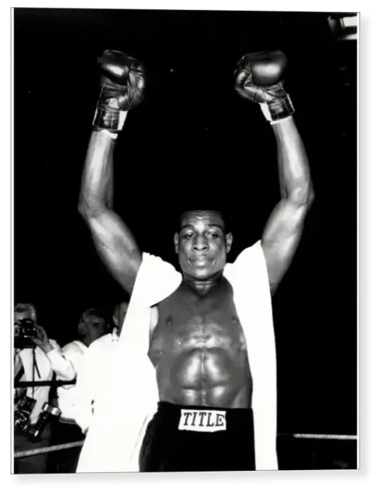 Print : Frank Bruno 1982 Print : Frank Bruno 1982