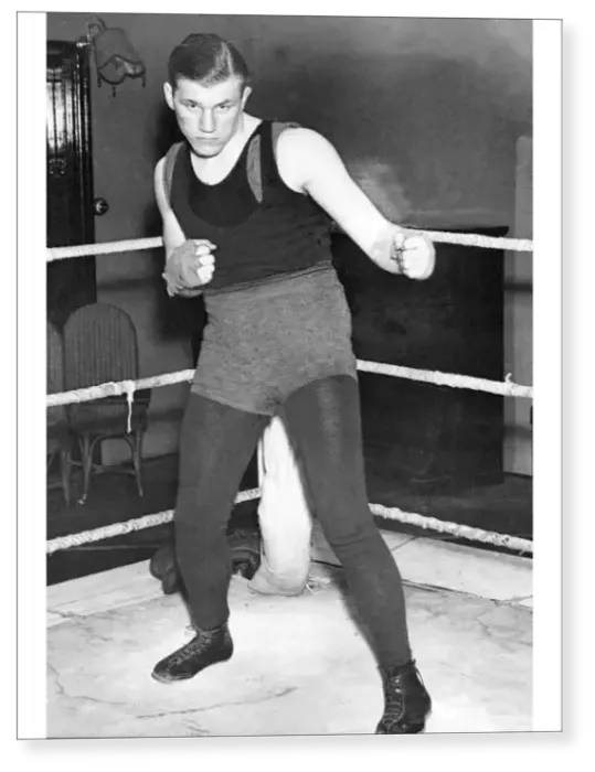 Print : Tommy Farr in 1936 Print : Tommy Farr in 1936