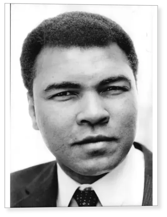 Print : Muhammad Ali in 1984 Print : Muhammad Ali in 1984