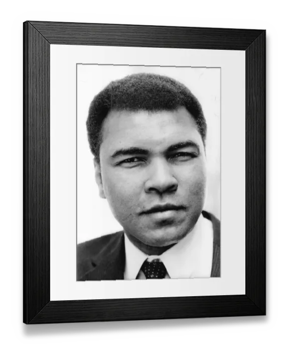 Framed Print : Muhammad Ali in 1984 Framed Print : Muhammad Ali in 1984