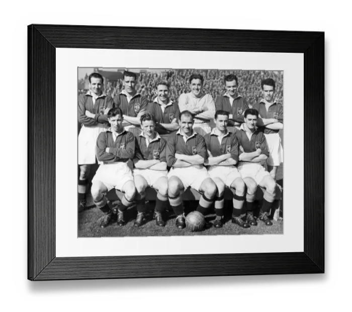 Framed Print : Queen of the South F. C. 1954  /  55 season