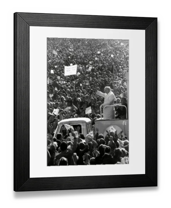 Framed Print : Pope John Paul II at Phoenix Park in Dublin during the first day of his visit to Ireland 1979 Framed Print : Pope John Paul II at Phoenix Park in Dublin during the first day of his visit to Ireland 1979