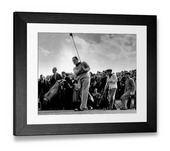 Framed Print : Comedian Bob Hope plays golf at Temple Club, Berkshire, 1952 Framed Print : Comedian Bob Hope plays golf at Temple Club, Berkshire, 1952