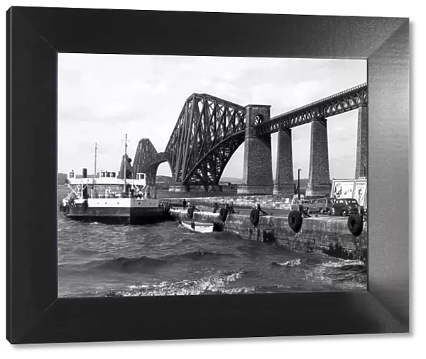 The ferry boat Sir William Wallace at South Queensferry 1957