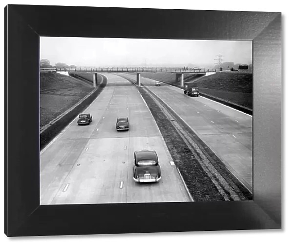 The M1 near Luton shortly after opening