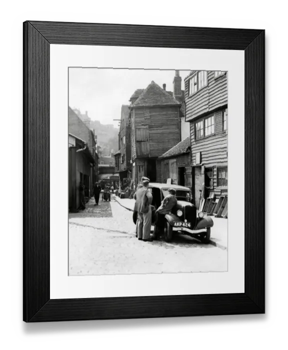 Framed Print : The Stade, Folkestone, 1937 Framed Print : The Stade, Folkestone, 1937