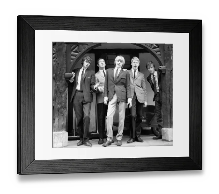 Framed Print : The Yardbirds 1964 Framed Print : The Yardbirds 1964