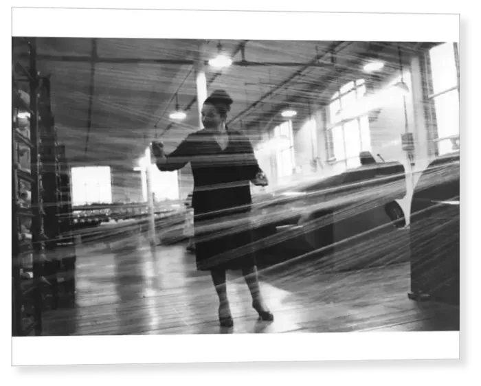 Print : Lancashire Cotton Mill 1962 Print : Lancashire Cotton Mill 1962