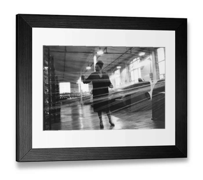 Framed Print : Lancashire Cotton Mill 1962