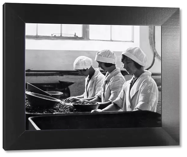Workers at Frys Cocoa and Chocolate Works