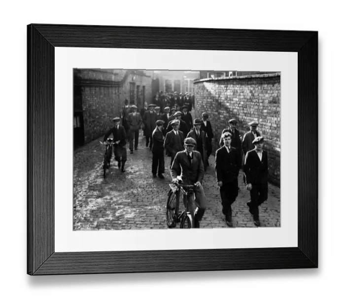 Framed Print : Mansfield and Sons shoe and boot factory Framed Print : Mansfield and Sons shoe and boot factory