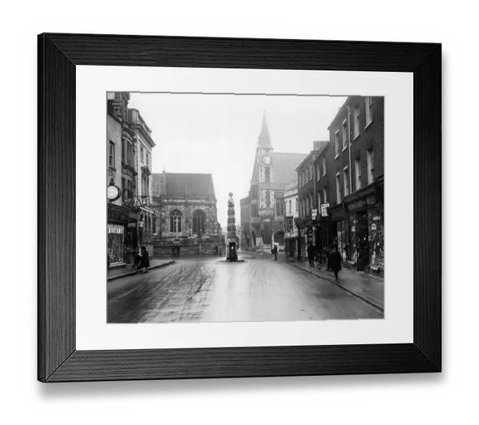 Framed Print : The Cornhill Dorchester, Dorset 1928 Framed Print : The Cornhill Dorchester, Dorset 1928
