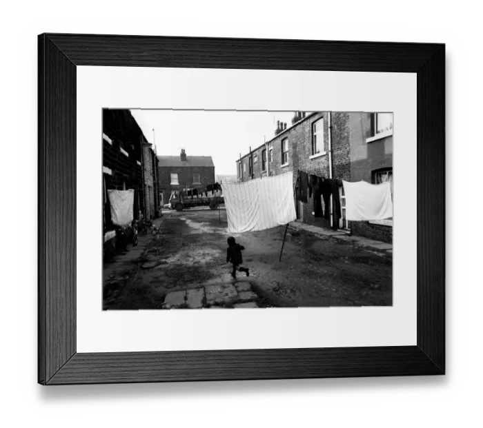 Framed Print : Street scene in Littleborough in Lancashire Framed Print : Street scene in Littleborough in Lancashire