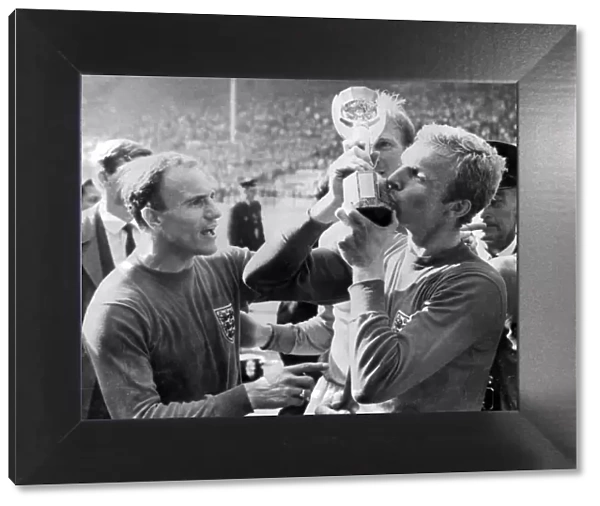 Bobby Moore after winning the World Cup 1966
